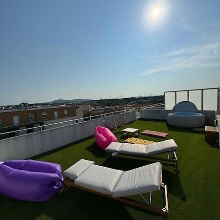 Luxueux 5 Pc, Jacuzzi, Rooftop, Terrasse, Clim Montpellier Esterno foto